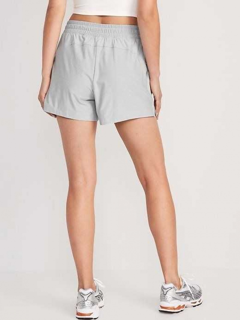 Old Navy High-Waisted Cloud 94 Soft Shorts Grey | CGZ490718