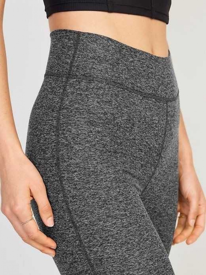 Old Navy High-Waisted Cloud+ Flare Leggings Dark Grey | EKS472890