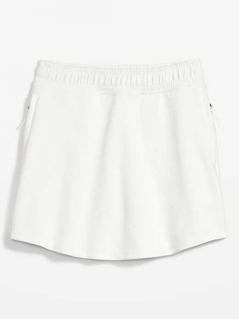 Old Navy High-Waisted Dynamic Fleece Mini Skort Magnolia | SDY372890