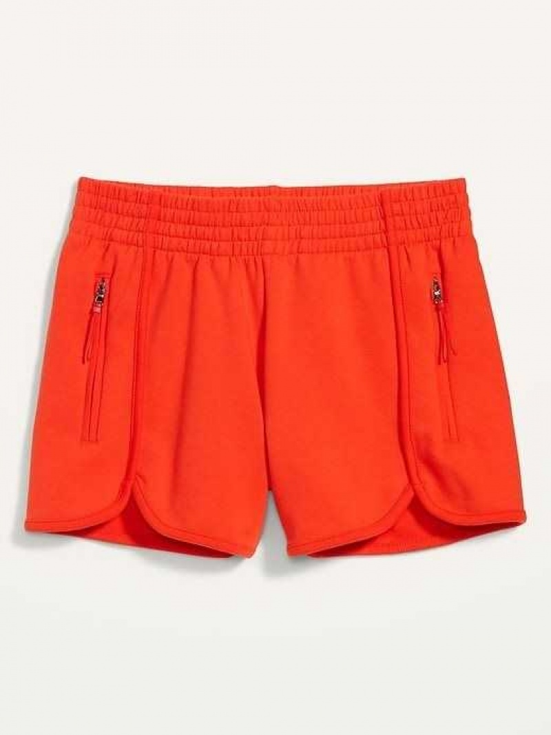 Old Navy High-Waisted Dynamic Fleece Shorts Flame Attempt | WQD405178