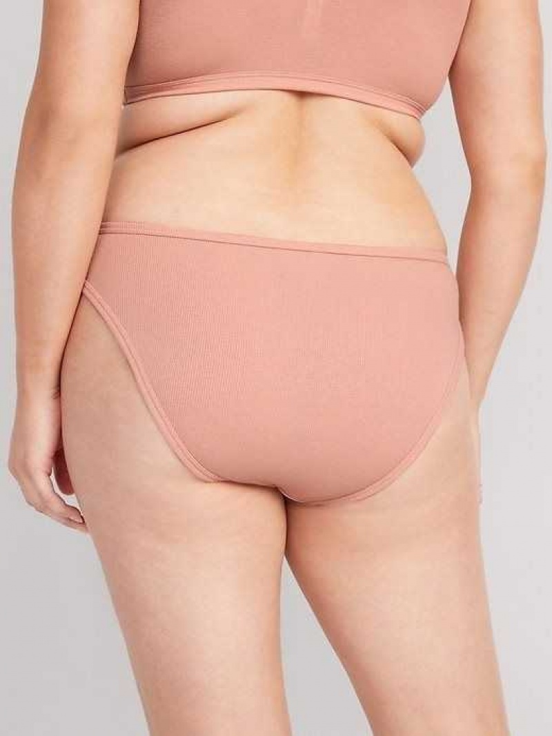 Old Navy High-Waisted French-Cut Rib-Knit Bikini Underwear Coastal Plain | WXM847192