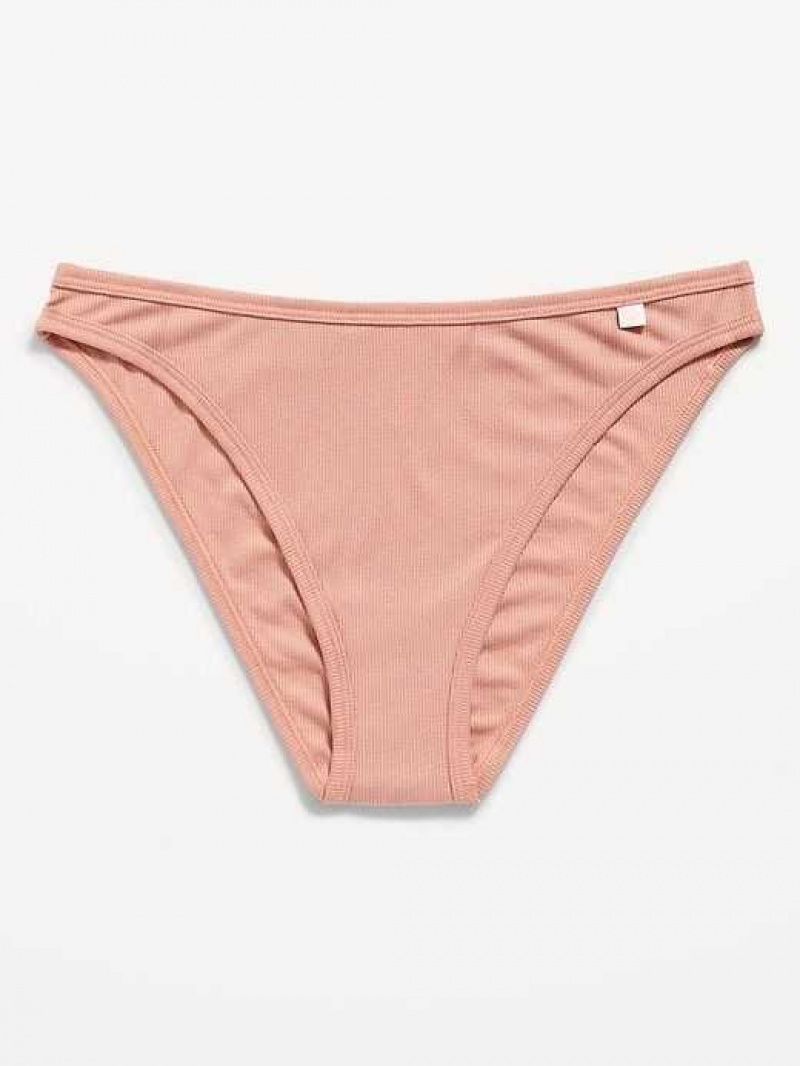 Old Navy High-Waisted French-Cut Rib-Knit Bikini Underwear Coastal Plain | WXM847192