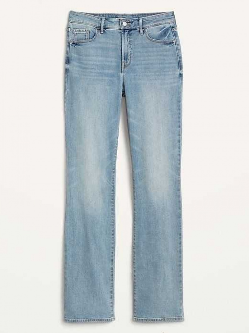 Old Navy High-Waisted Kicker Boot-Cut Jeans Light Wash | ULY026357