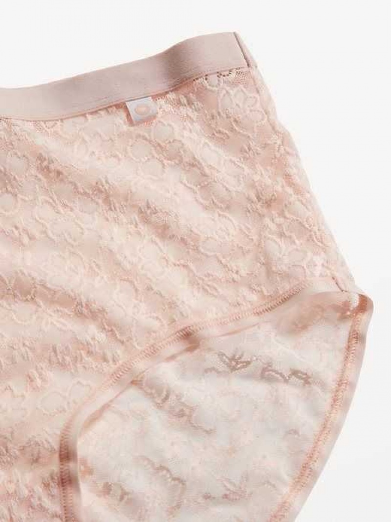 Old Navy High-Waisted Lace Bikini Underwear Pinkapedia | DJY295867