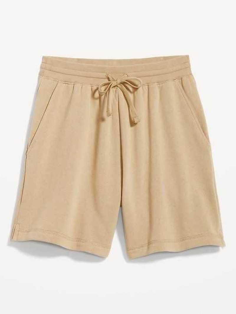 Old Navy High-Waisted Lounge Sweat Shorts Coyote | TJA251369