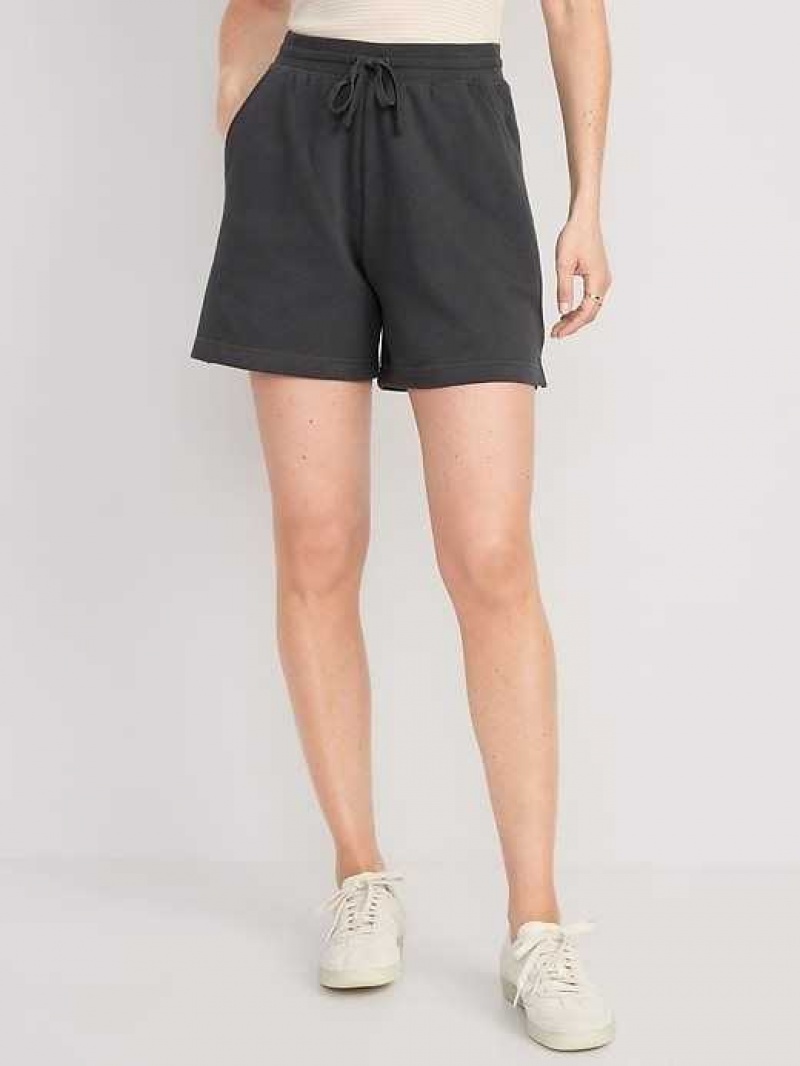 Old Navy High-Waisted Lounge Sweat Shorts Panther | RIS219560