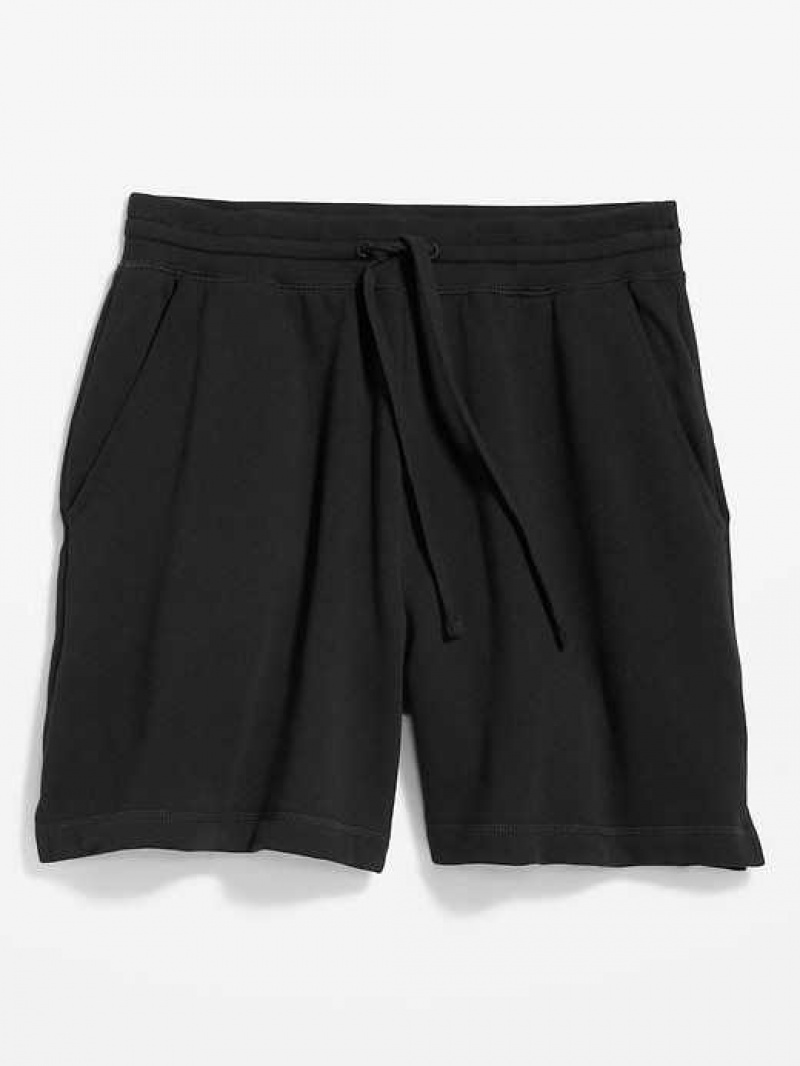 Old Navy High-Waisted Lounge Sweat Shorts Black | BSM083794