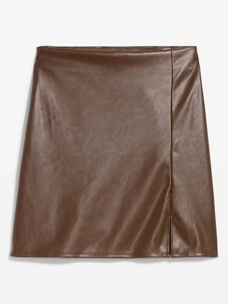 Old Navy High-Waisted Mini Skirt Espresso | XGJ618547