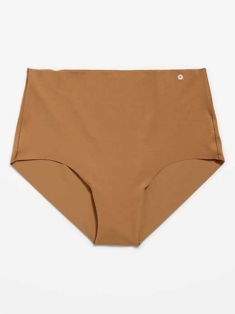 Old Navy High-Waisted No-Show Bikini Underwear Beige | LKX714602