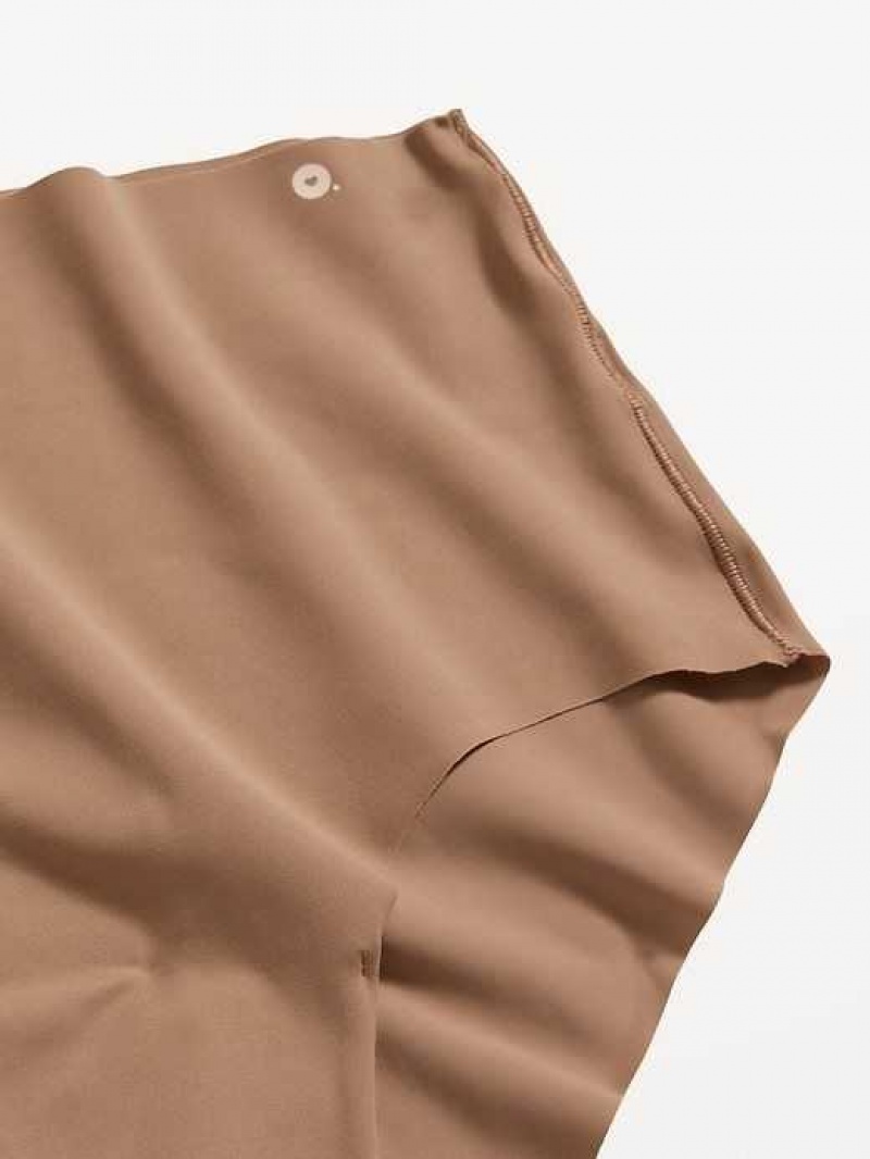 Old Navy High-Waisted No-Show Bikini Underwear Cocoa Fawn | DWJ301965