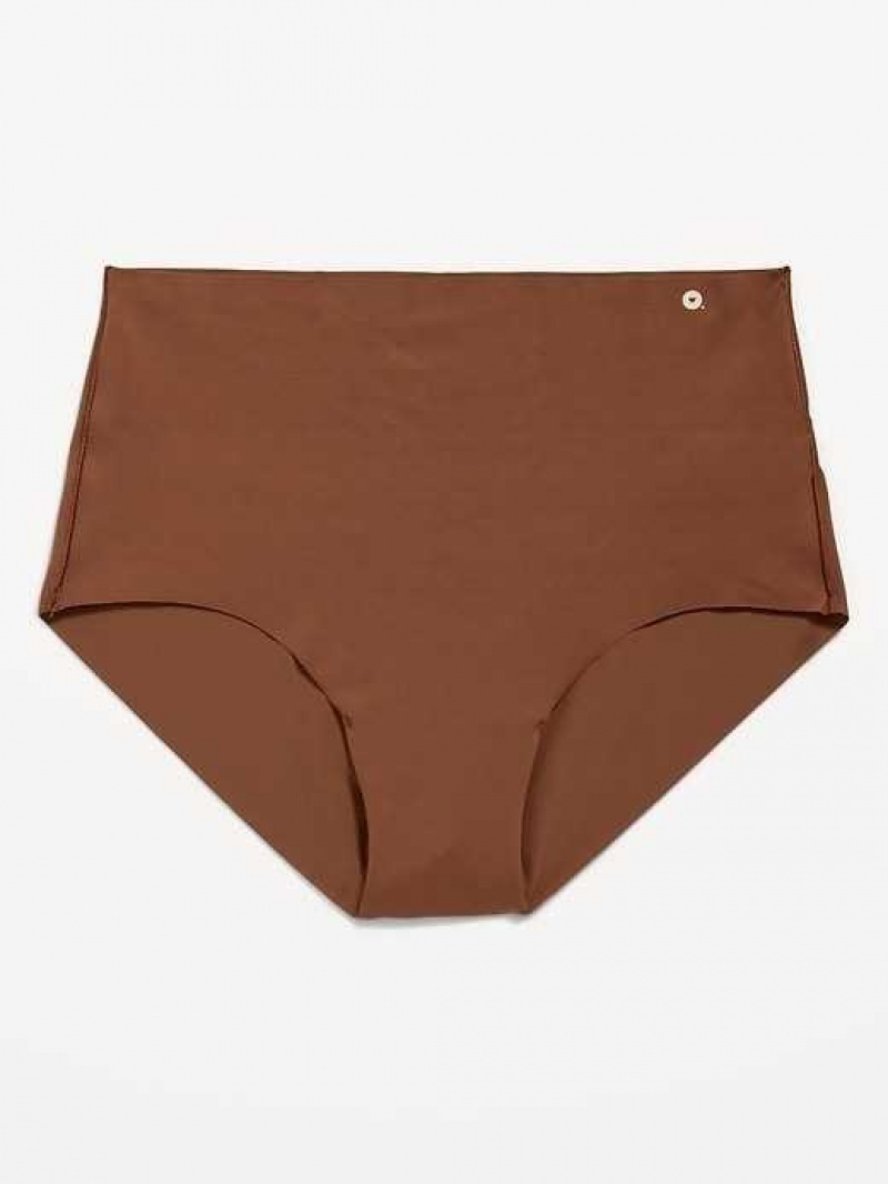 Old Navy High-Waisted No-Show Bikini Underwear Maplewood | WZP741590