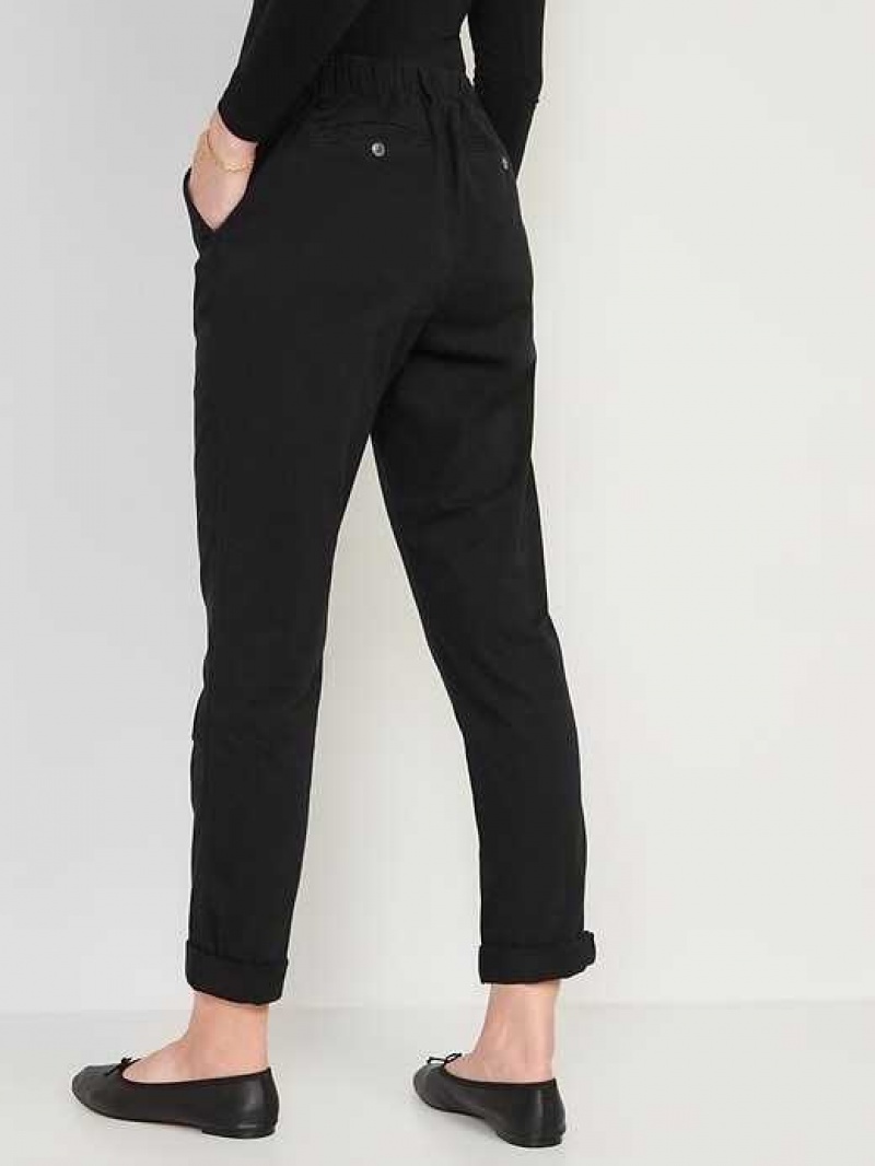 Old Navy High-Waisted OGC Chino Pants Black | YFL963245