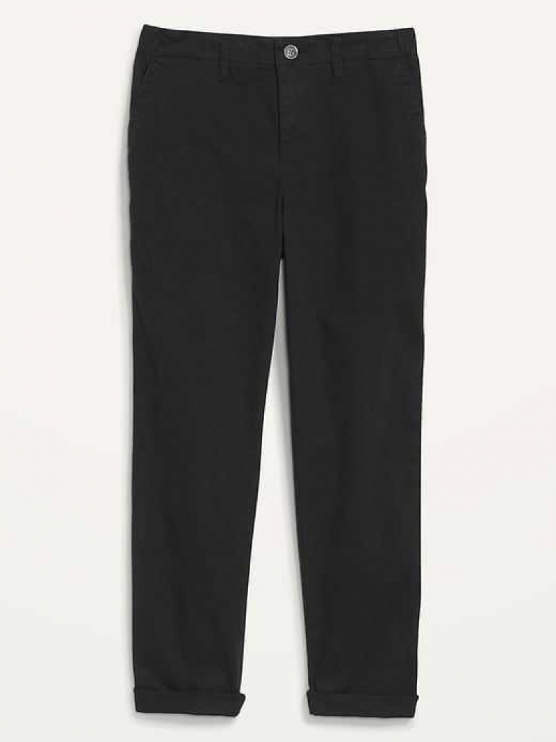 Old Navy High-Waisted OGC Chino Pants Black | YFL963245