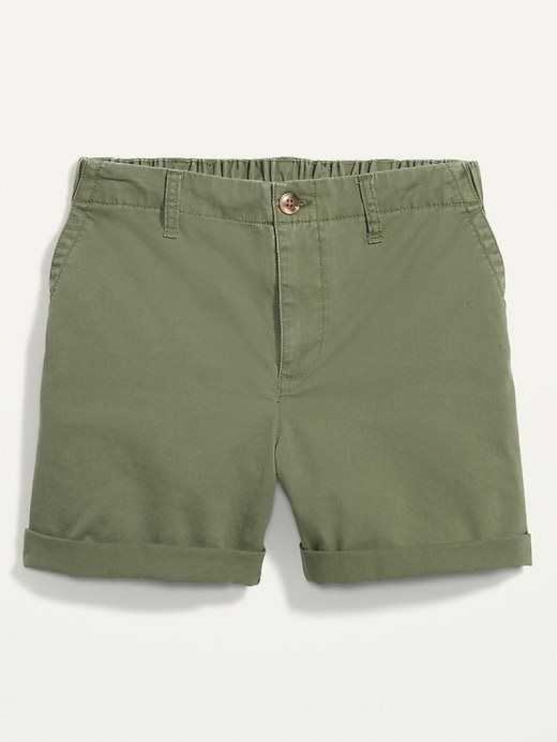 Old Navy High-Waisted OGC Pull-On Chino Shorts Alpine Tundra | VDN875146