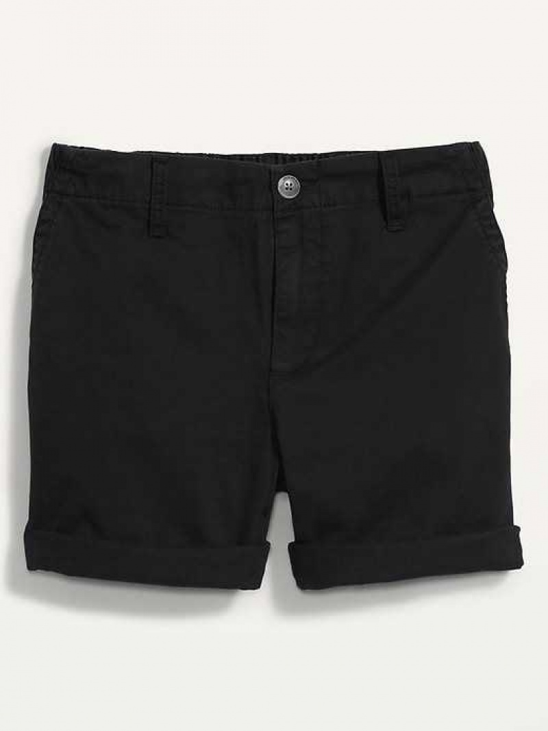 Old Navy High-Waisted OGC Pull-On Chino Shorts Black | TFI185374