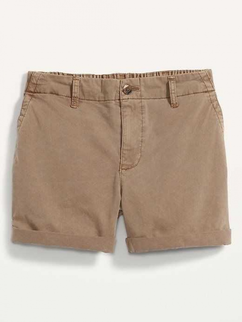 Old Navy High-Waisted OGC Pull-On Chino Shorts Sisal | RXM857104