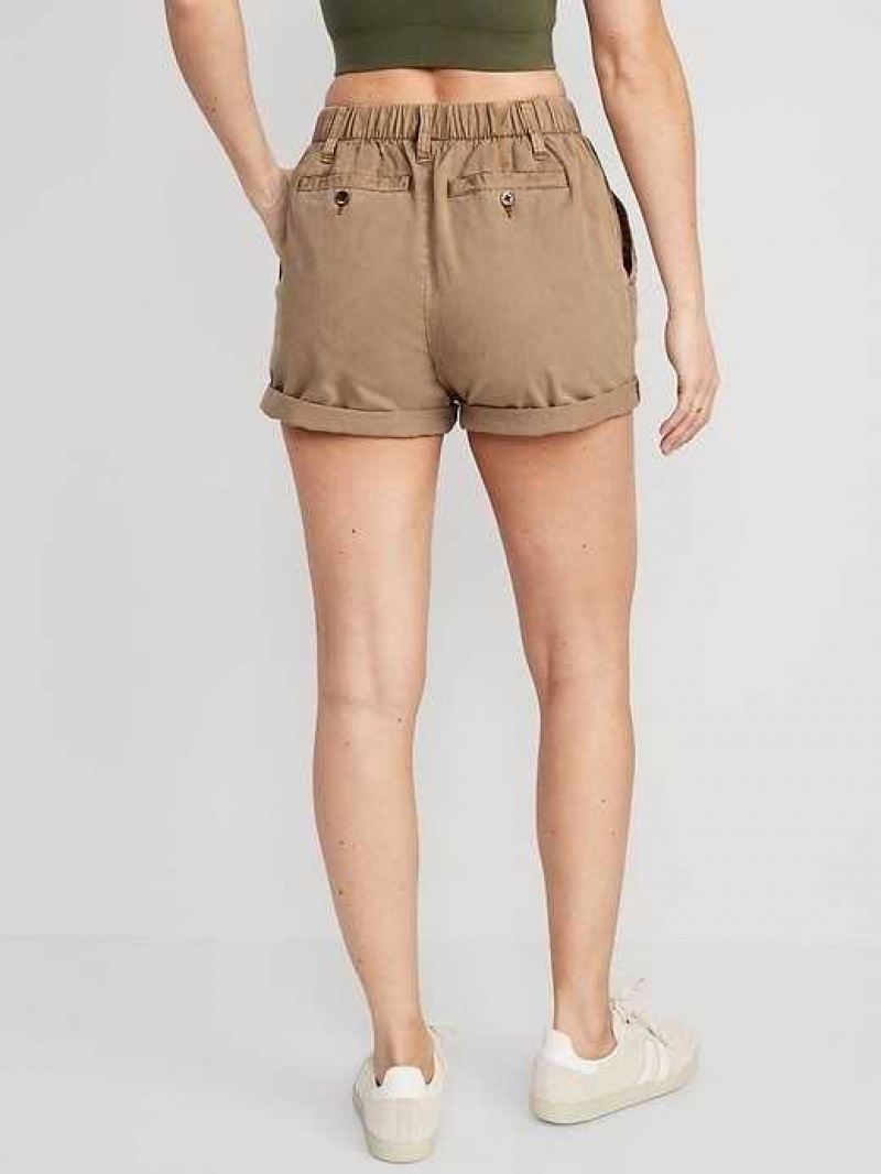 Old Navy High-Waisted OGC Pull-On Chino Shorts -- 3.5-inch inseam Sisal | YWP217498