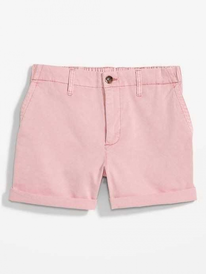 Old Navy High-Waisted OGC Pull-On Chino Shorts -- 3.5-inch inseam Pink | MHY180962