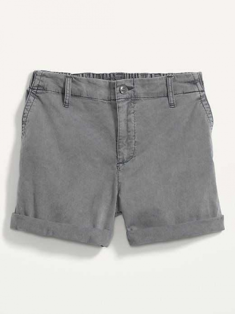 Old Navy High-Waisted OGC Pull-On Chino Shorts Panther | LOR608517