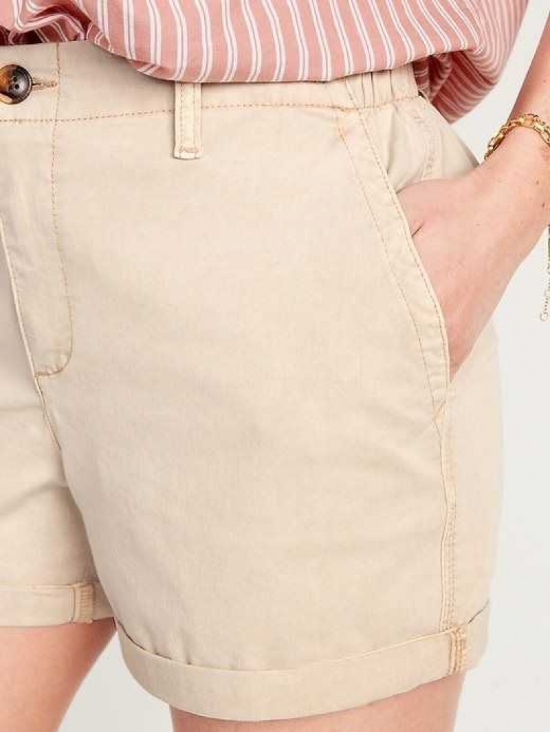 Old Navy High-Waisted OGC Pull-On Chino Shorts Grey | IFZ245189