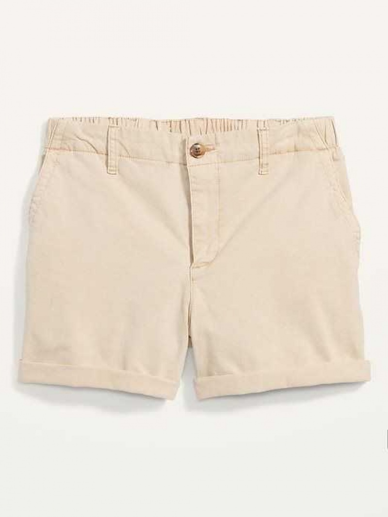 Old Navy High-Waisted OGC Pull-On Chino Shorts Grey | IFZ245189