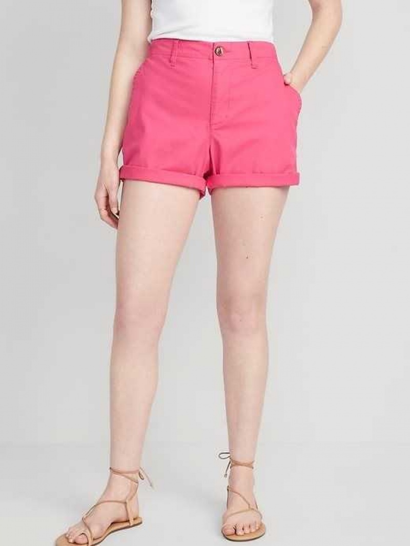 Old Navy High-Waisted OGC Pull-On Chino Shorts -- 3.5-inch inseam Flower | IBT605279