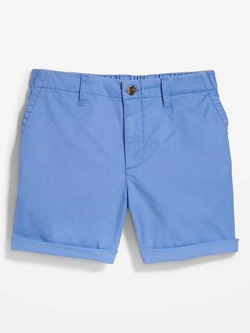 Old Navy High-Waisted OGC Pull-On Chino Shorts Blue | GQU016598