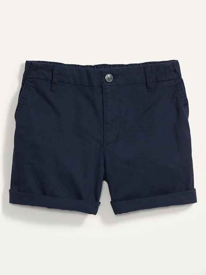 Old Navy High-Waisted OGC Pull-On Chino Shorts Navy | CGR069815