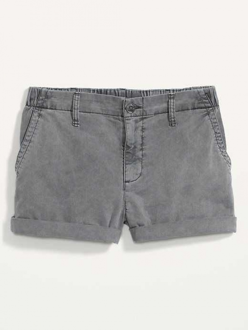 Old Navy High-Waisted OGC Pull-On Chino Shorts Panther | VYU807163