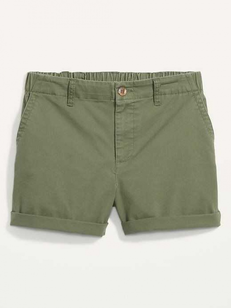 Old Navy High-Waisted OGC Pull-On Chino Shorts Alpine Tundra | VTY583201