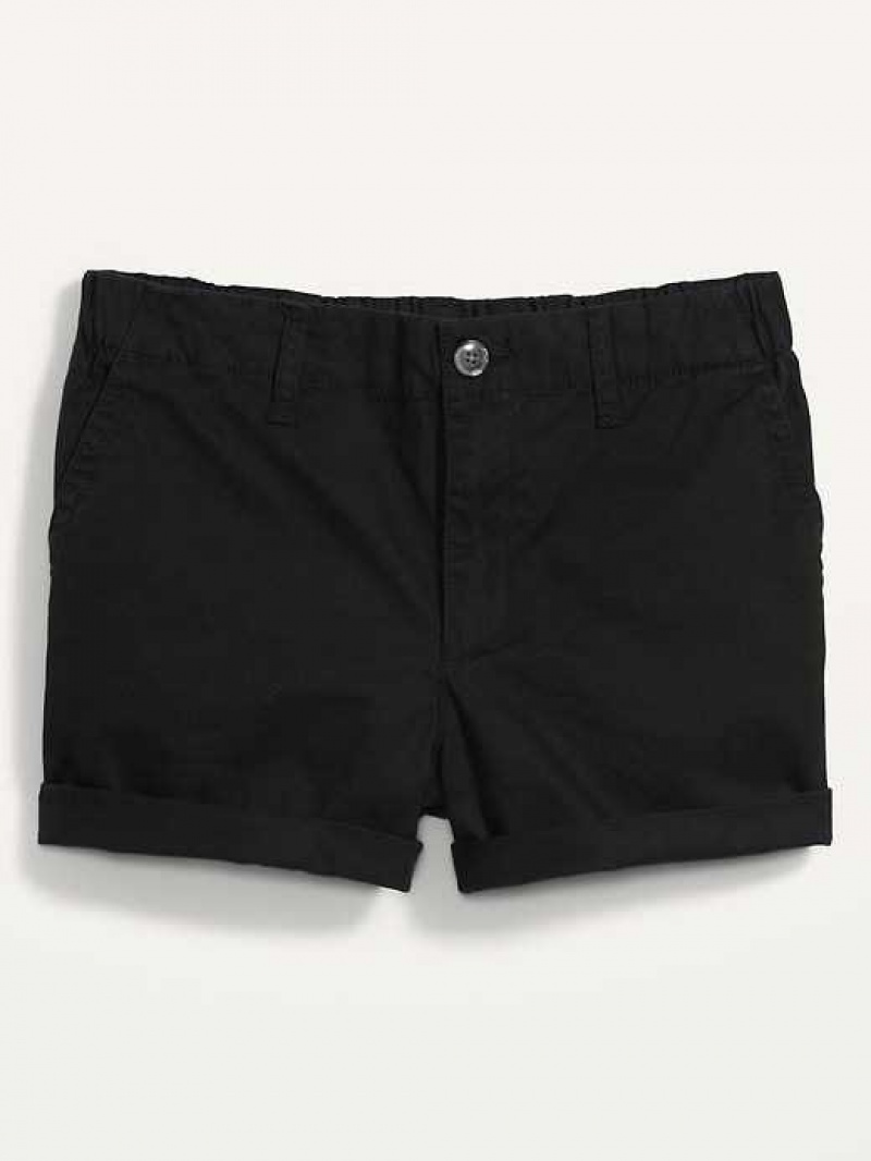 Old Navy High-Waisted OGC Pull-On Chino Shorts Black | VRG609531