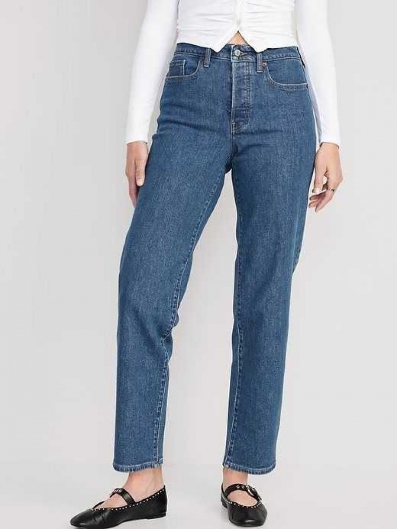 Old Navy High-Waisted OG Loose Cotton-Hemp Blend Jeans Babs | VTC764821