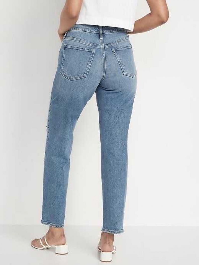 Old Navy High-Waisted OG Loose Jeans Dahlia | VYI026897