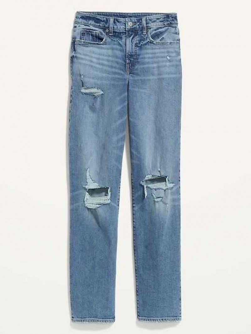 Old Navy High-Waisted OG Loose Jeans Dahlia | VYI026897