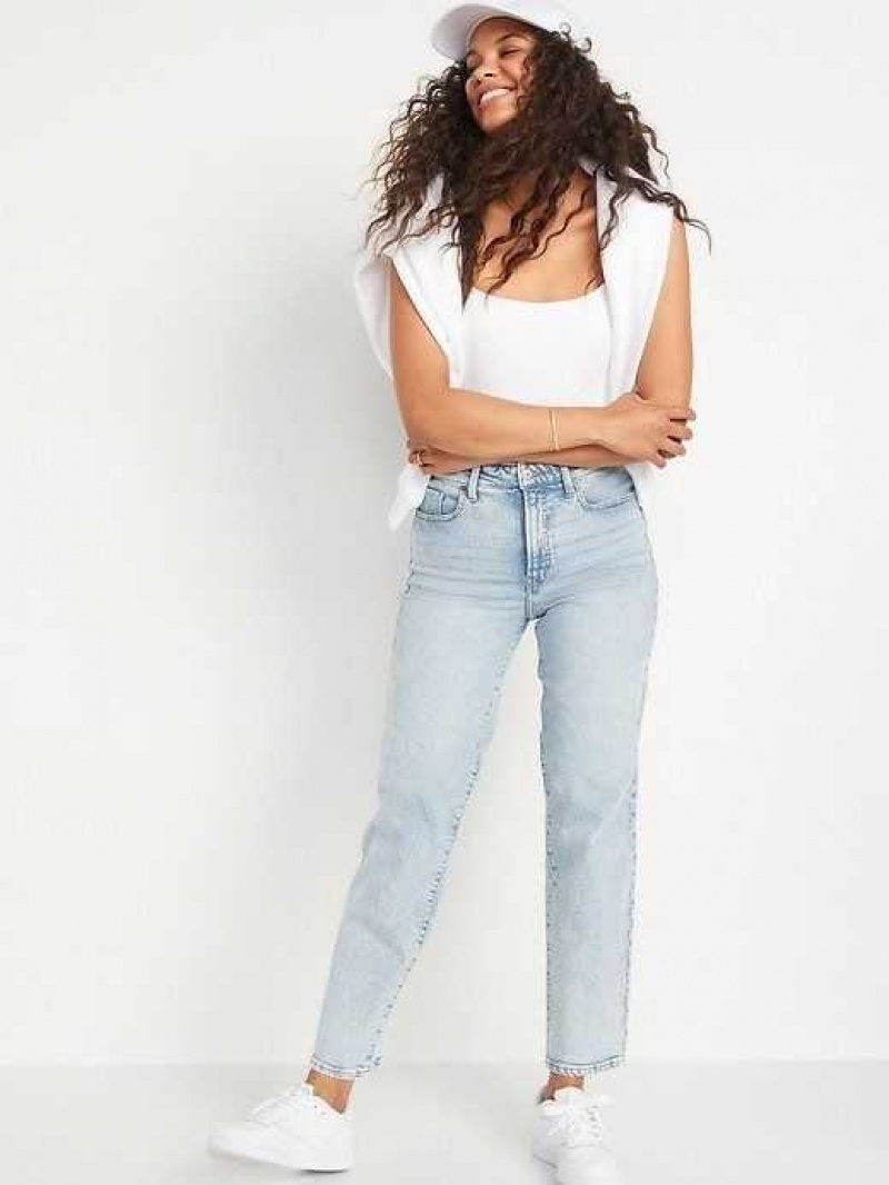 Old Navy High-Waisted OG Loose Jeans Light Wash | QSD498513