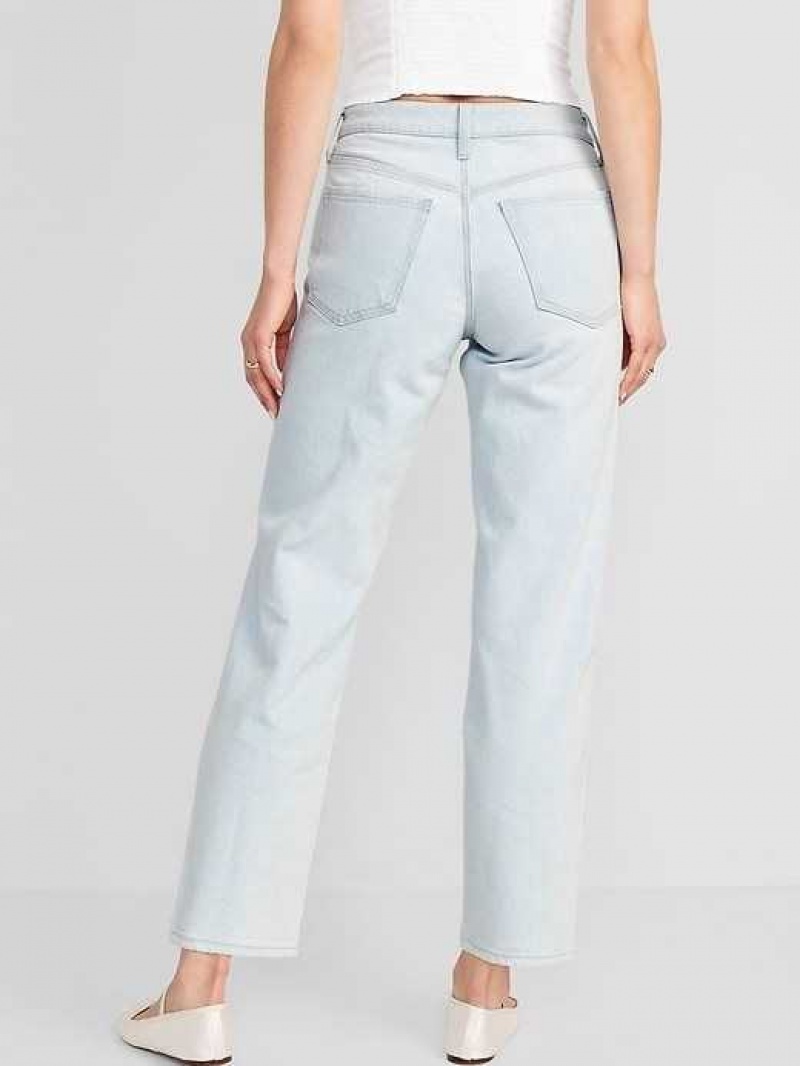 Old Navy High-Waisted OG Loose Ripped Jeans Katja Damage | PSR240638