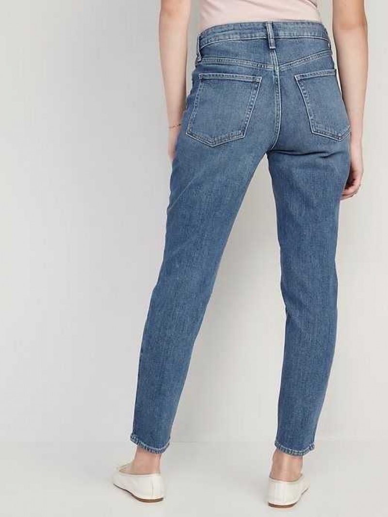 Old Navy High-Waisted OG Straight Ankle Jeans Wash | TLV524360