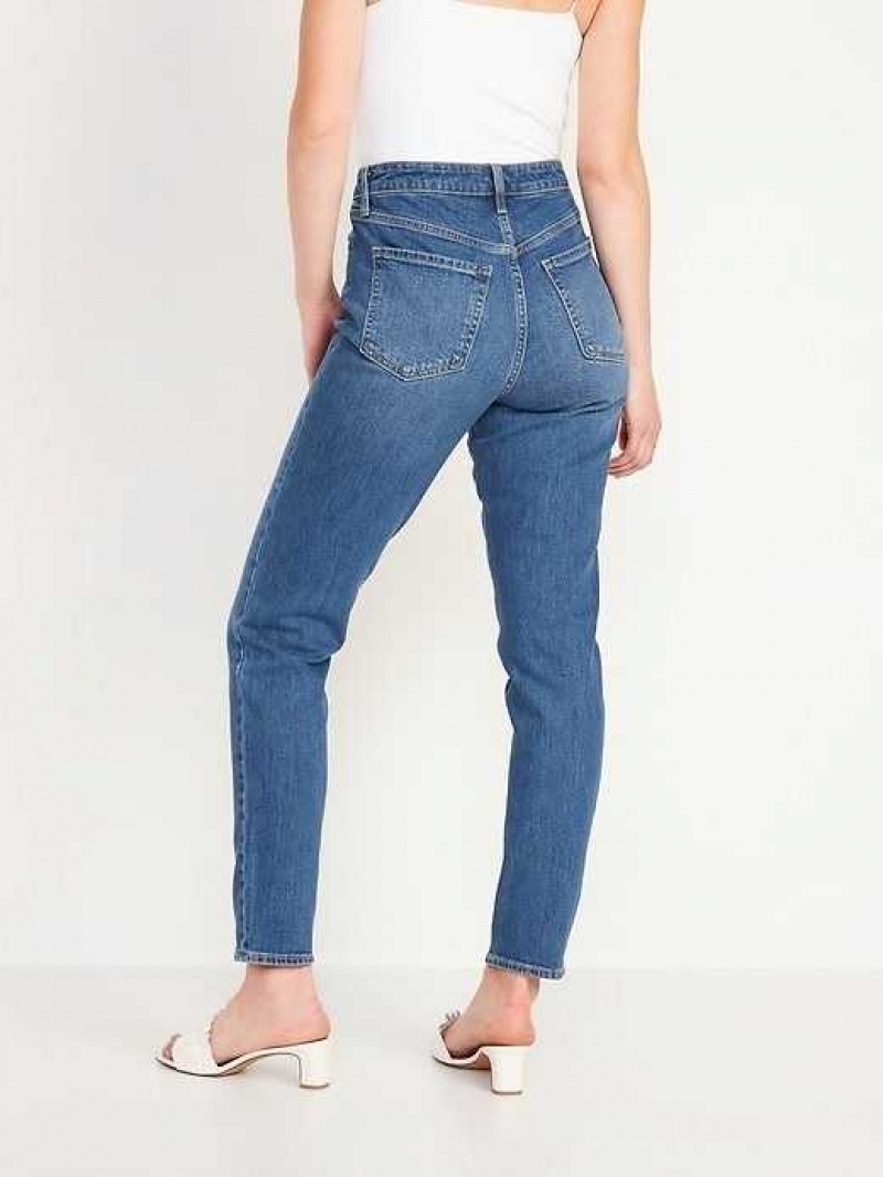 Old Navy High-Waisted O.G. Straight Ankle Jeans Tequila | GUK479056