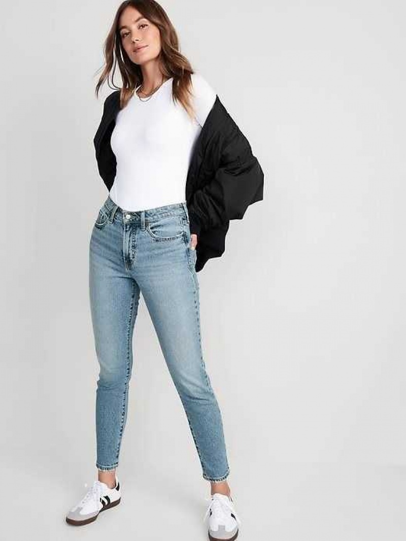 Old Navy High-Waisted OG Straight Ankle Jeans Lilo | ESM490576