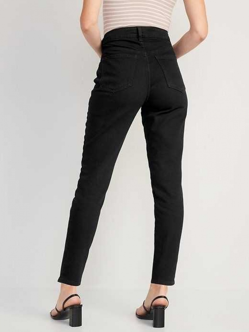 Old Navy High-Waisted OG Straight Black Jeans Black | EUP930687