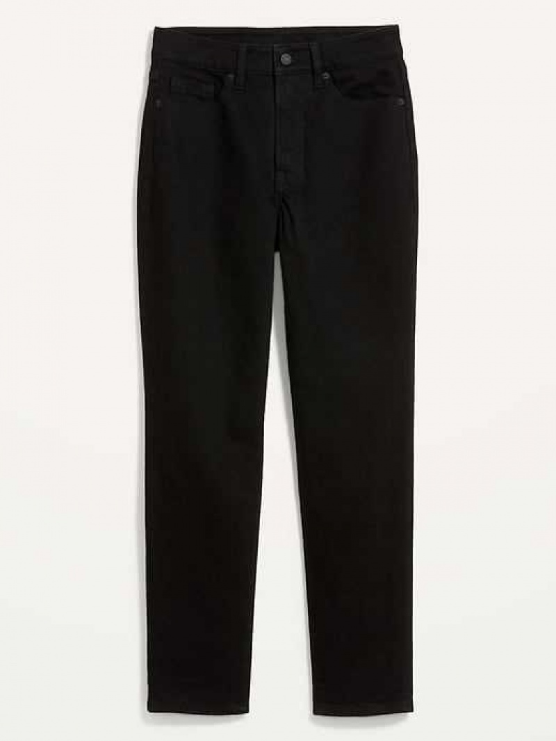 Old Navy High-Waisted OG Straight Black Jeans Black | EUP930687