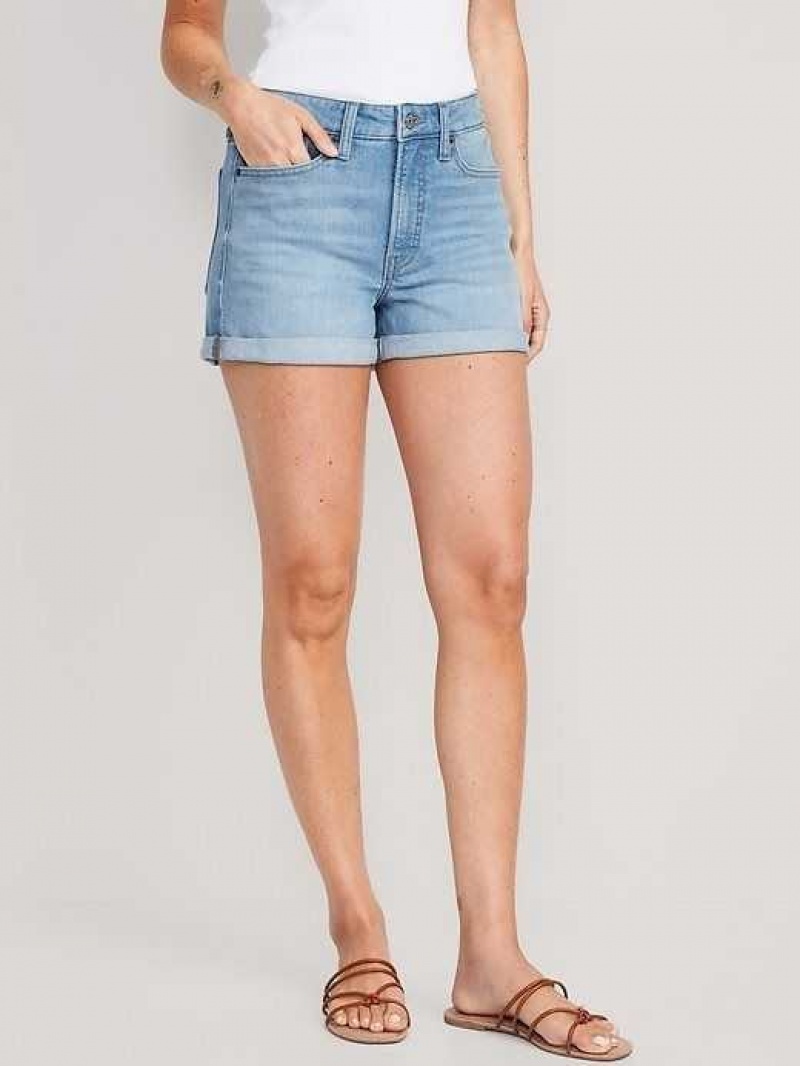 Old Navy High-Waisted OG Straight Jean Shorts Lea | VBN694852