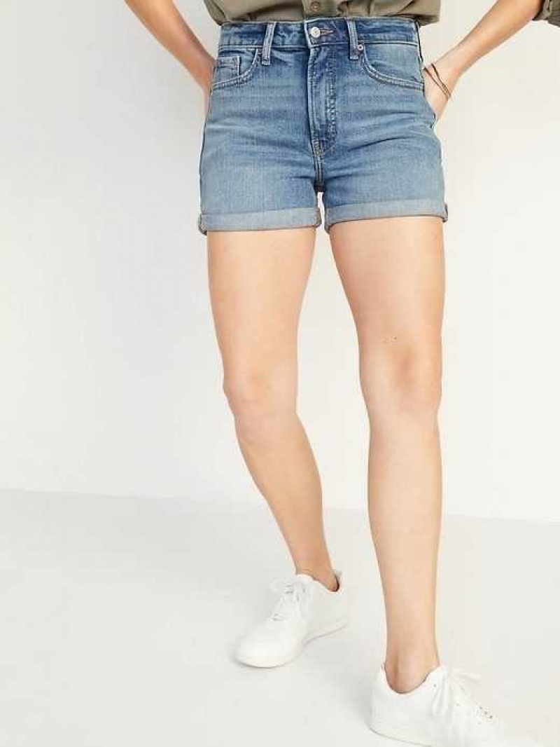 Old Navy High-Waisted O.G. Straight Jean Shorts Natalie | HZU032864