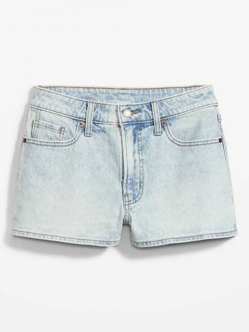 Old Navy High-Waisted OG Straight Super-Short Jean Shorts Leif | CLW749851