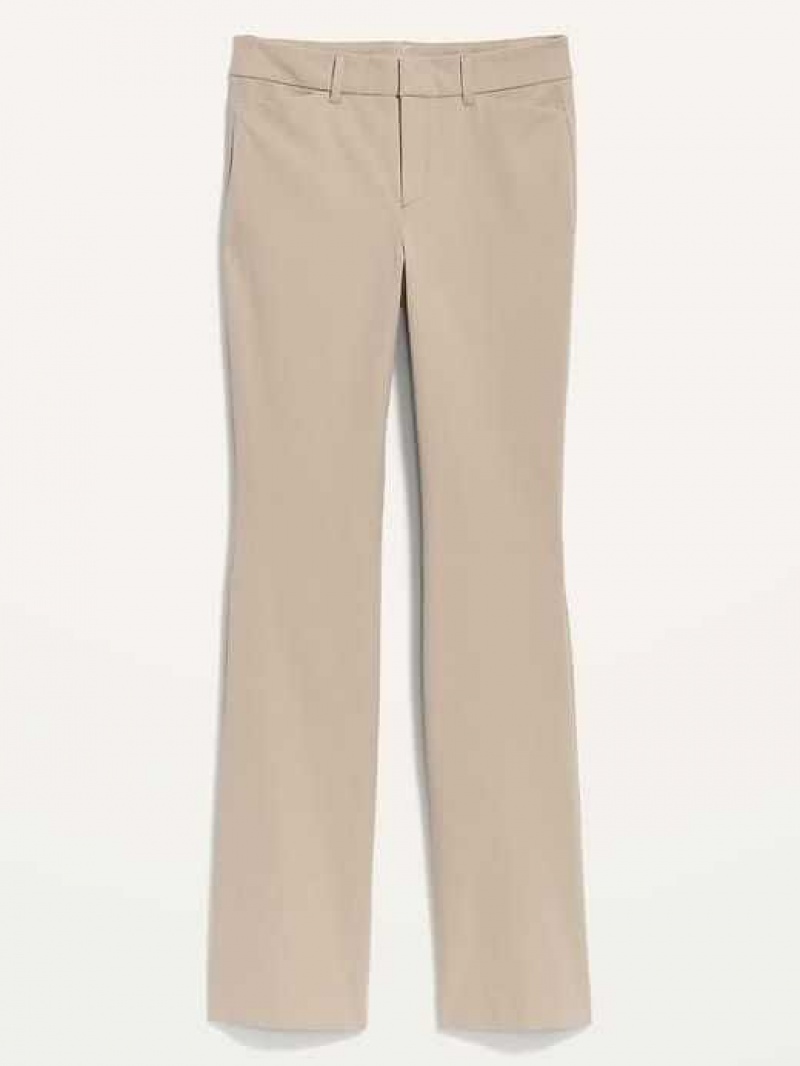 Old Navy High-Waisted Pixie Flare Pants Beige | KHW293874