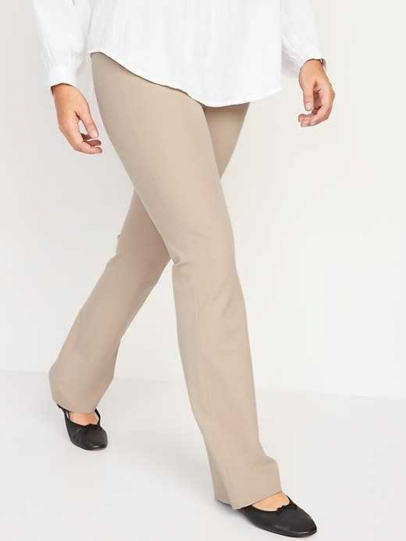 Old Navy High-Waisted Pixie Flare Pants Beige | KHW293874