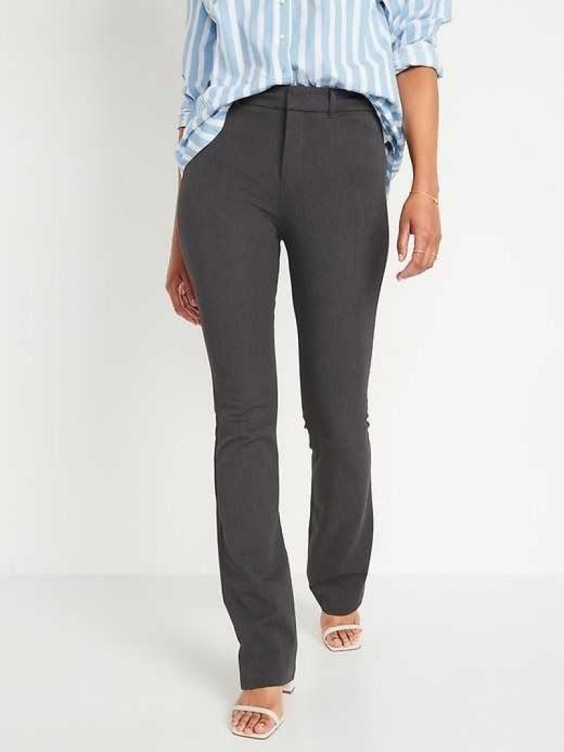 Old Navy High-Waisted Pixie Flare Pants Dark Grey | FTM058721