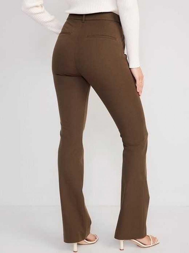 Old Navy High-Waisted Pixie Flare Pants Espresso | IPJ687521