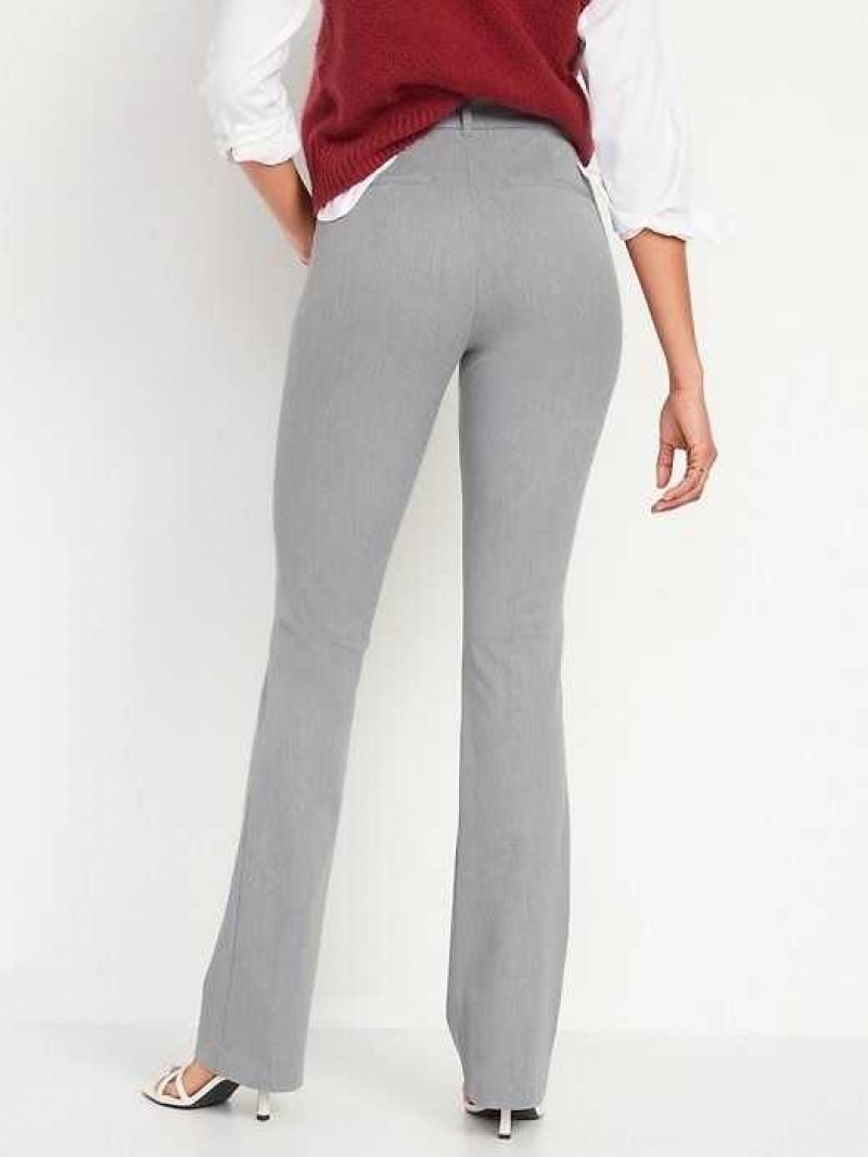 Old Navy High-Waisted Pixie Flare Pants Light Grey | FCV271590