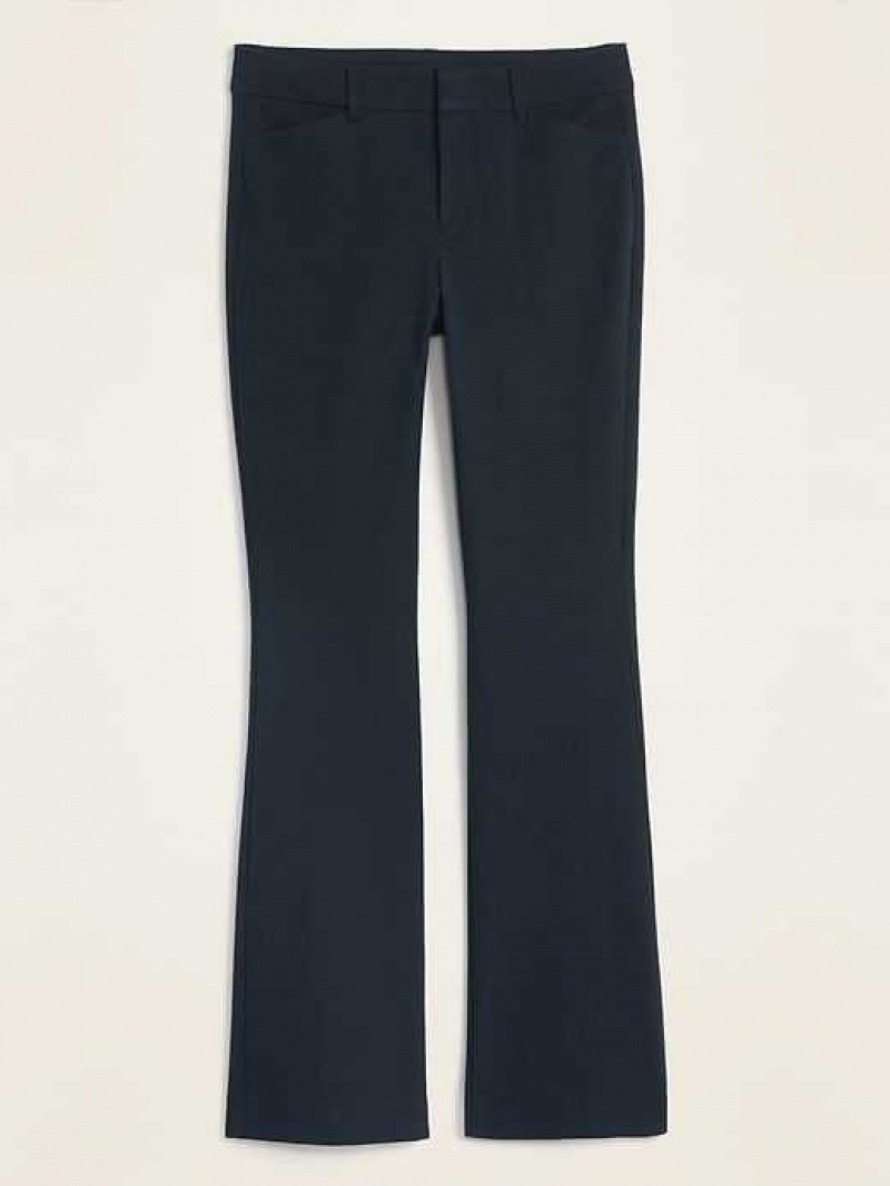 Old Navy High-Waisted Pixie Flare Pants Navy | YRS637192